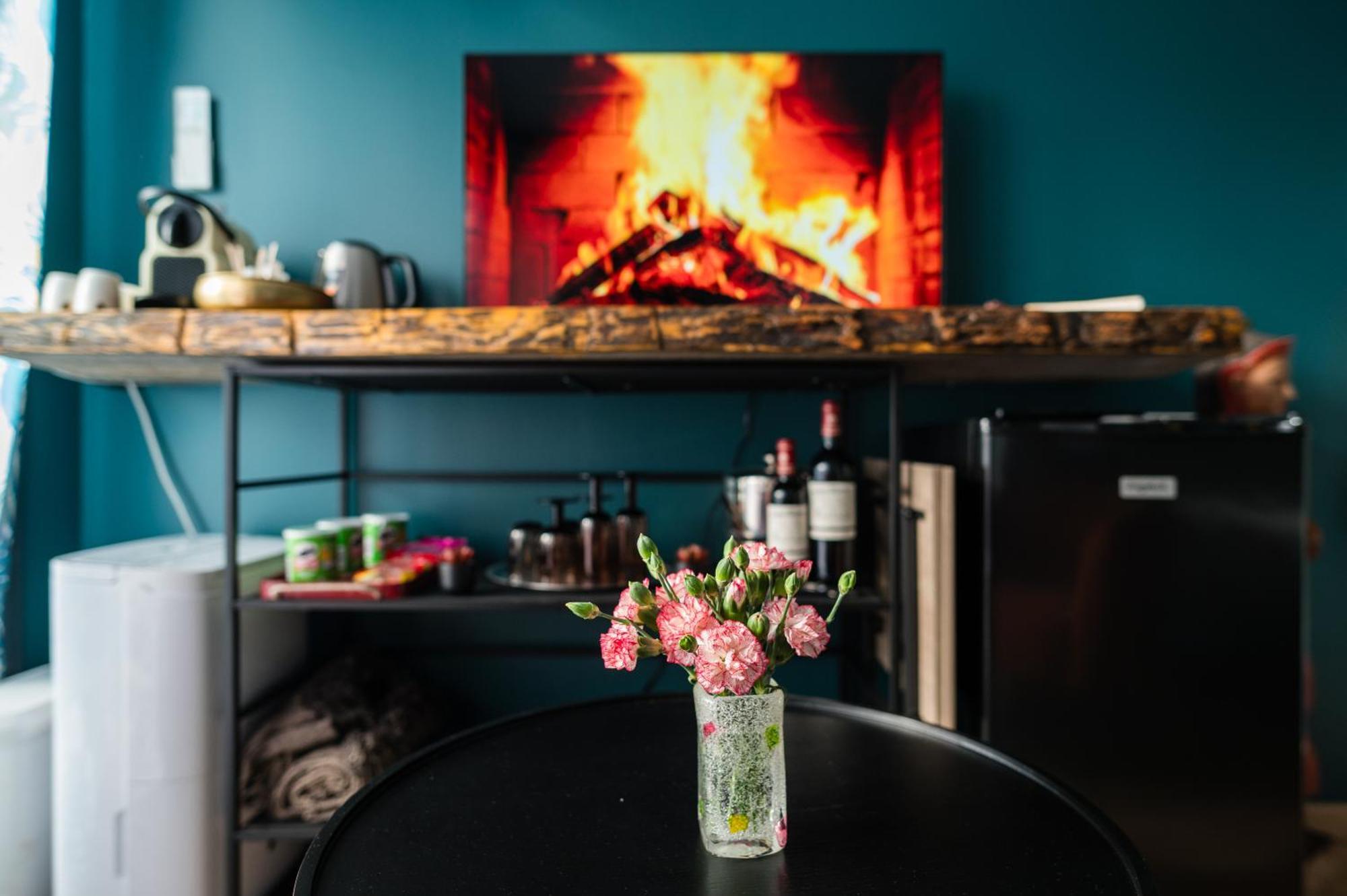 Les Volets Violets Bed and Breakfast Salles  Rum bild